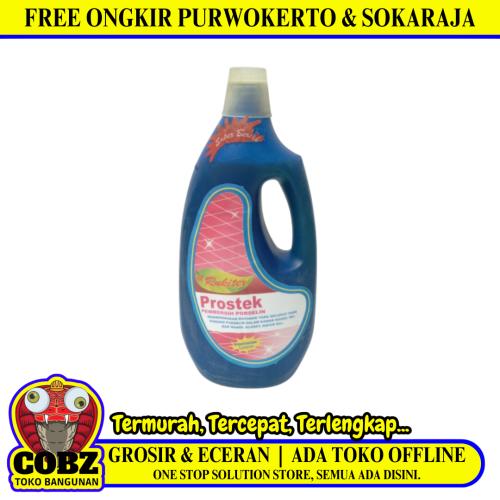 1 L / RUKITEX PROSTEK Cairan Pembersih Porselen Keramik Lantai Toilet Botol