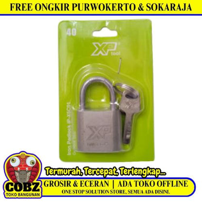 40 MM / XP IP-X5C01 Gembok Pintu Pagar Padlock Anti Maling Leher Pendek