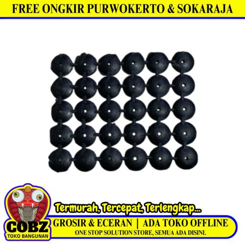 TM Karet Sealer Paku Payung Seng Asbes Gelombang Hitam Lembar