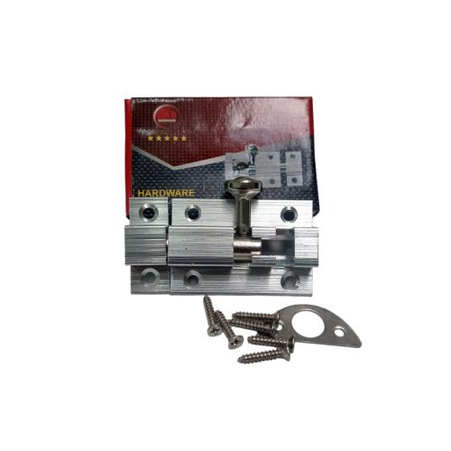 2 IN / CAB Grendel Kunci Slot Pintu Jendela Stainless
