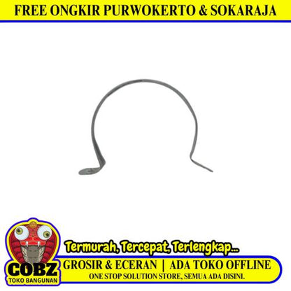 3 IN / NM Klem Pipa Plat Pipe Clamp Besi Seng