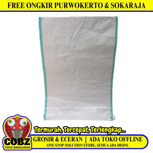 37 CM x 53 CM / TM Karung Kandi Plastik PVC Putih Kapasitas 10 KG