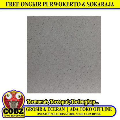 40 CM x 40 CM / KIA TEXEL Keramik Lantai Teras Garasi Matte Grey Dus