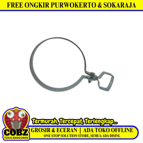 4 IN / TM Klem Pipa Gantung Hanger Clamp Galvanis Tebal