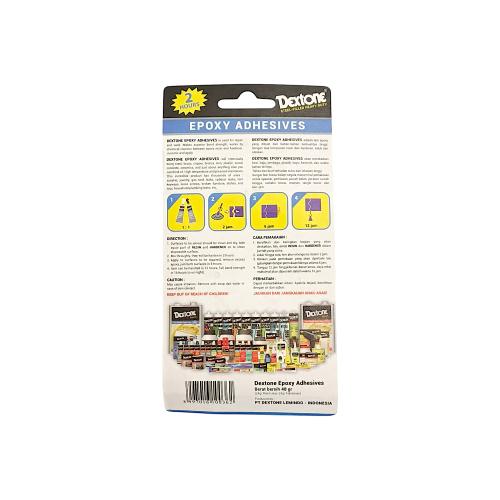 48 GR / DEXTONE EPOXY ADHESIVES PLASTIC STEEL 2 HOURS Lem Besi Set