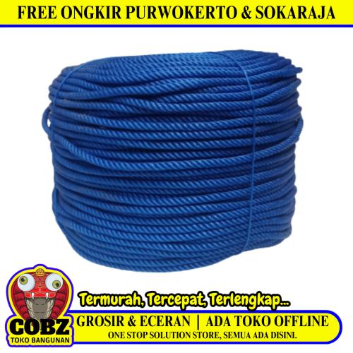 6 MM / TM Tali Tambang Ikat Nylon Plastik PVC Warna KG