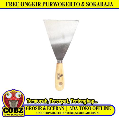 4 IN / TEXAS Sekrap Kape Scrapper Cat Perata Acian Gagang Bahan