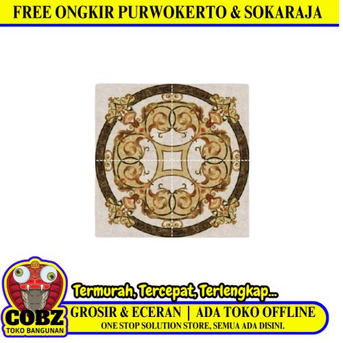 60 CM X 60 CM / VIVA ORHA 64198 Granit Lantai Motif Pola 4 Pcs Set