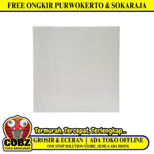 30 CM x 30 CM / ASIA TILE MURANO Keramik Lantai Rumah Glossy White Dus