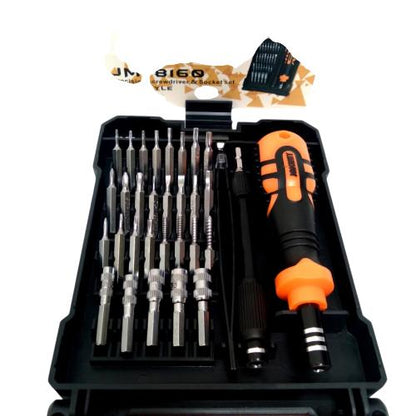 JAKEMY JM8160 Obeng Reparasi Jam HP Komputer Kacamata 33 Pcs Set