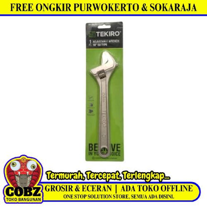 10 IN / TEKIRO Kunci Inggris Bago Multifungsi Adjustable Wrench