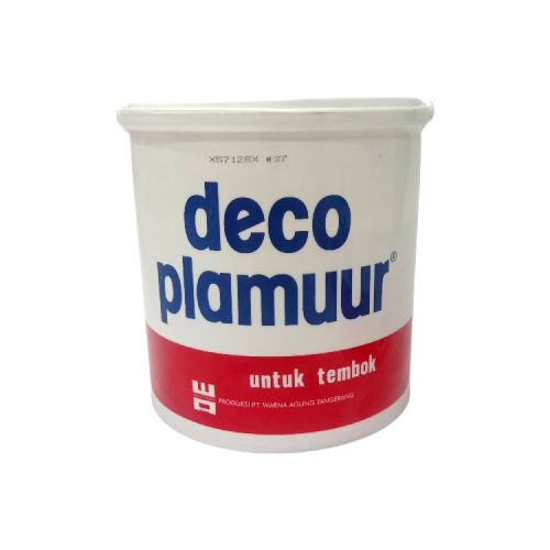 5 KG / DECOLITH DECO PLAMUR  Plamir Cat Dasar Tembok Beton Plafon Water Based Paint Galon