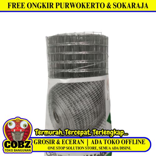1/2INx1/2INx90CMx10M / HMI Kawat Ram Loket Ayakan Pasir Galvanis Roll