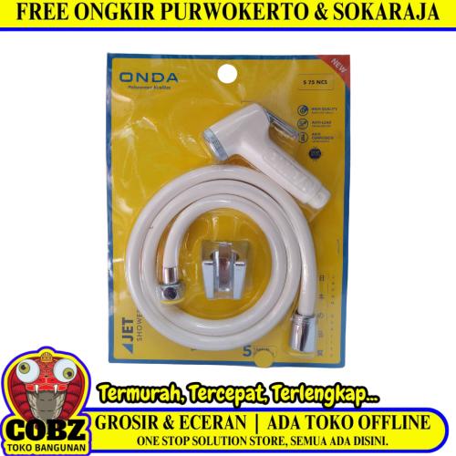 1/2 IN x 120 CM / ONDA S 75 NCS Jet Shower PVC Set