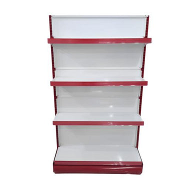 SB 30 CM x L 90 CM x 155 CM / TM RD 8 Rak Minimarket Gondola Single Starting Merah Putih Set