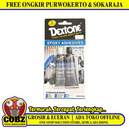48 GR / DEXTONE EPOXY ADHESIVES PLASTIC STEEL 2 HOURS Lem Besi Set