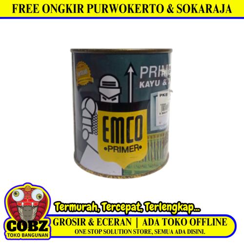 1 KG / EMCO Cat Dasar Meni Besi Anti Karat Zinc Chromate Primer Kaleng