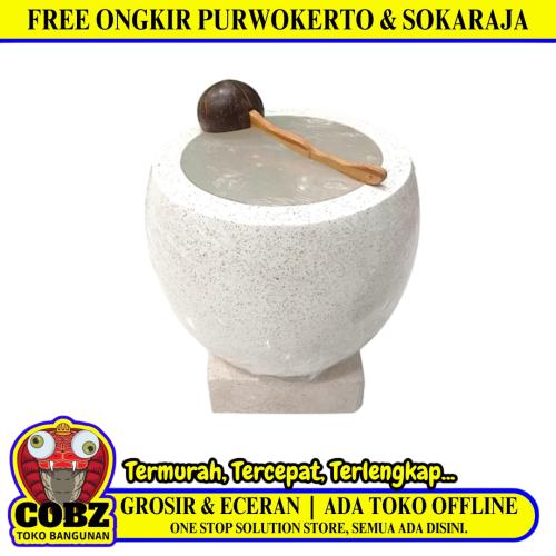 40 CM x 40 CM x 50 CM / BT GENTONG KECIL Bak Mandi Teraso Jenis Teraso Asli 40 L