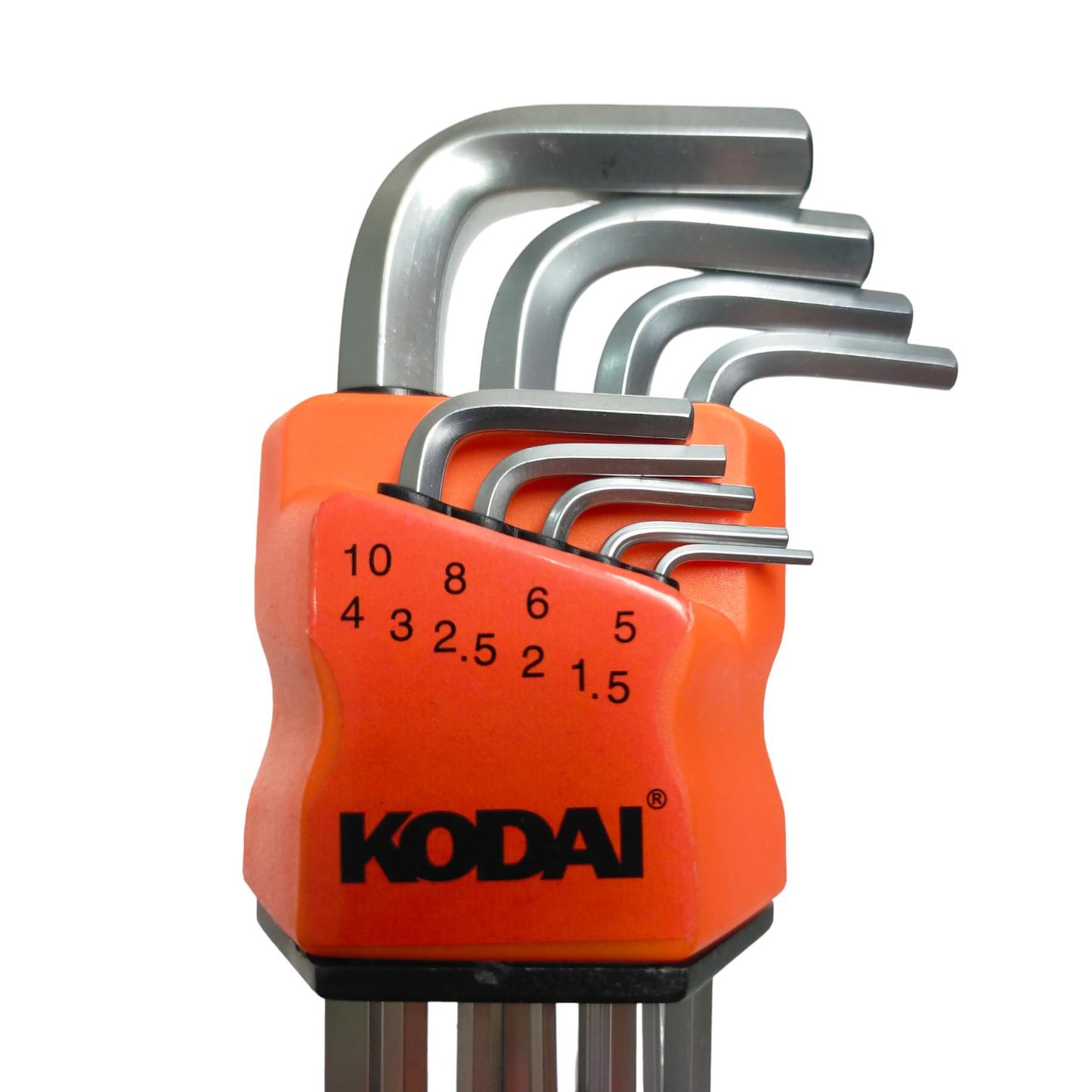 1.5 MM - 10 MM / KODAI Kunci L Hexagon Ballpoint Panjang Wrench Screw 9 Pcs Set