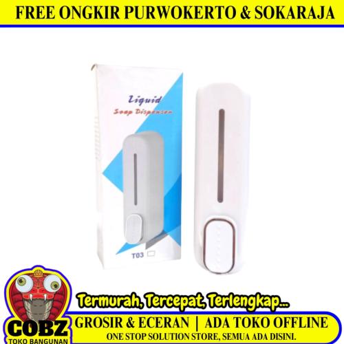 400 ML / COBZ TO3 Dispenser Tempat Sabun Dinding Manual 1 Tabung