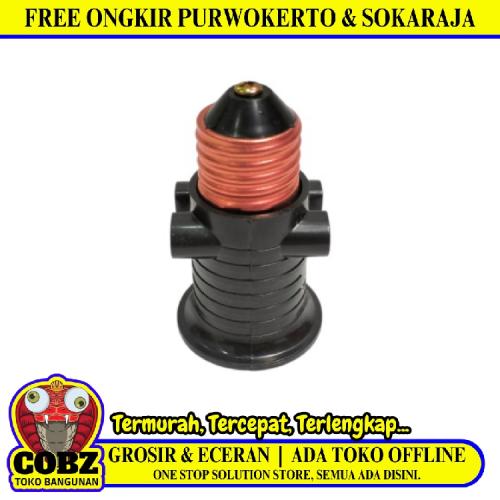 MIKOTEK Lampu Kombinasi Socket Stop Kontak Hitam