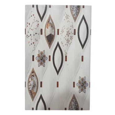 25 CM x 40 CM / UNO MARIGOLD Keramik Dinding Kamar Mandi Glossy White Dus