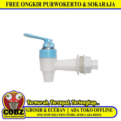 3/8 IN / COBZ 05 Kran Dispenser Guci Drat Luar Air Dingin Cold Biru