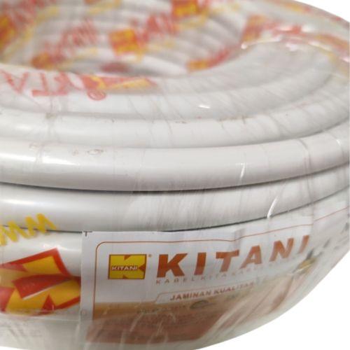 3 INTI x 2.5 MM x 50 M / KITANI NYM Tunggal Kabel Tembaga SNI Putih Roll