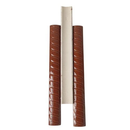 20 CM / NM Kuku Macan Bon Bon Lis Keramik Permukaan Brown Lembar