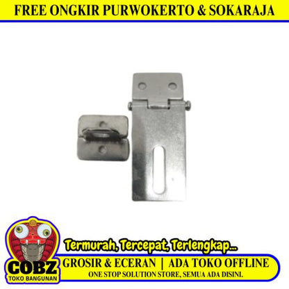 2 IN / KZK Overpal Tempat Gembok Cantel Kunci Pintu