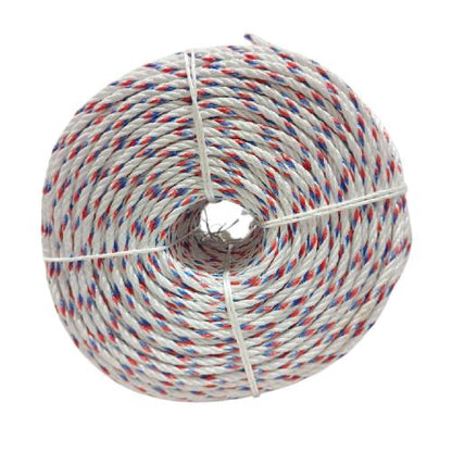 4 MM / TM Tali Tambang Ikat Nylon Plastik PVC Putih KG