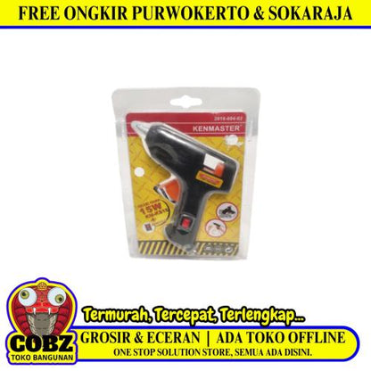 KENMASTER Alat Lem Tembak Lilin Bakar Hot Melt Glue Gun