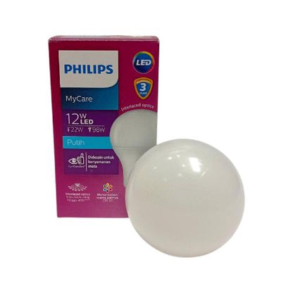 12 WATT / PHILIPS LED Lampu Bohlam Bulb Putih