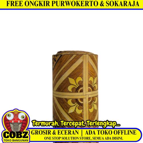 120 CM x 15 M / NANYA CHCK 001 001 Karpet Perlak Lantai Meja Vinyl PVC Brown Roll