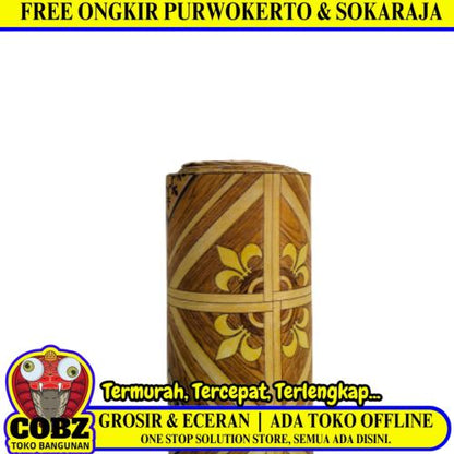 120 CM x 15 M / NANYA CHCK 001 001 Karpet Perlak Lantai Meja Vinyl PVC Brown Roll