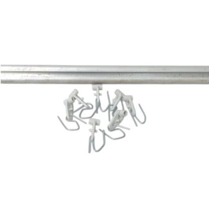 TM Rel Gorden Jendela Rumah Sakit Putih Meter + Perlengkapan Set