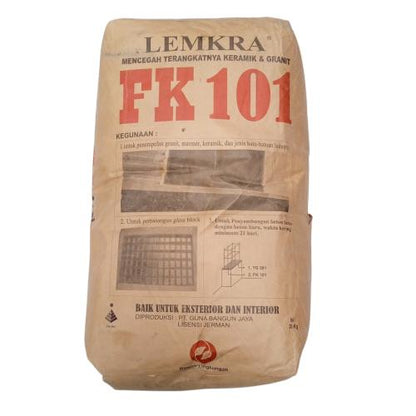 30 KG / LEMKRA FK 101 Semen Perekat Keramik Di Atas Keramik Lantai Sak