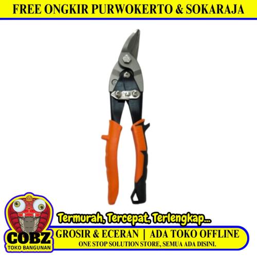 10 IN / STAURUS Gunting Hollow Baja Ringan Seng Aviation Snip Scissors