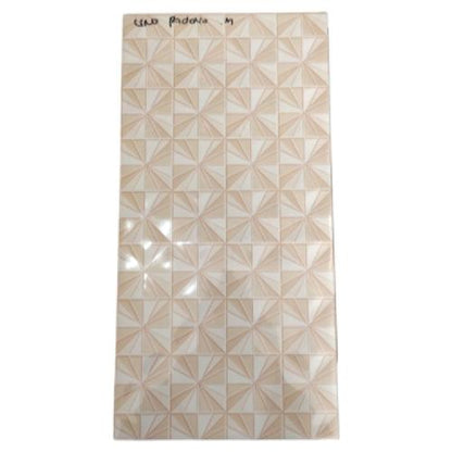 25 CM x 50 CM / UNO PADOVA Keramik Dinding Kamar Mandi Glossy Cream Dus