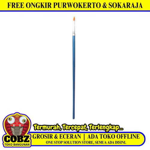 2 MM / SHINING 02 Kuas Lukis Tembok Kayu Besi Air Acrylic Paint Brush