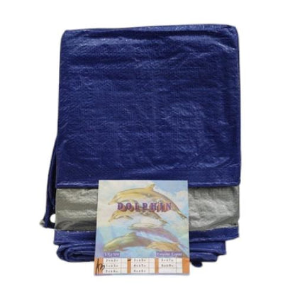 3 M X 5 M / TM A3 Terpal Tarpaulin Tutup Plastik PVC Warna Luar Warna Dalam