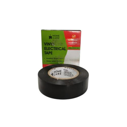 3/4 IN / HOME CARE Isolasi Kabel Listrik Tahan Panas Electrical Tape Hitam