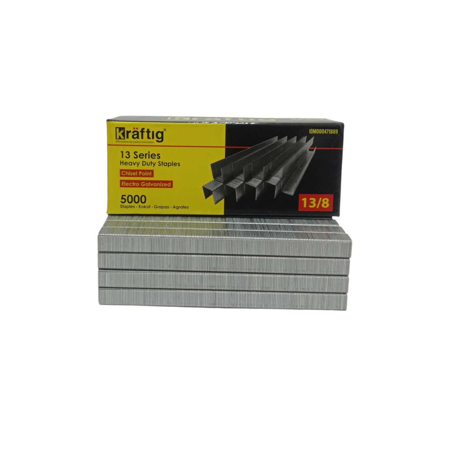 13 / 8 MM / KRAFTIG Refill Isi Guntacker Stapler Tembak 8 MM Dus