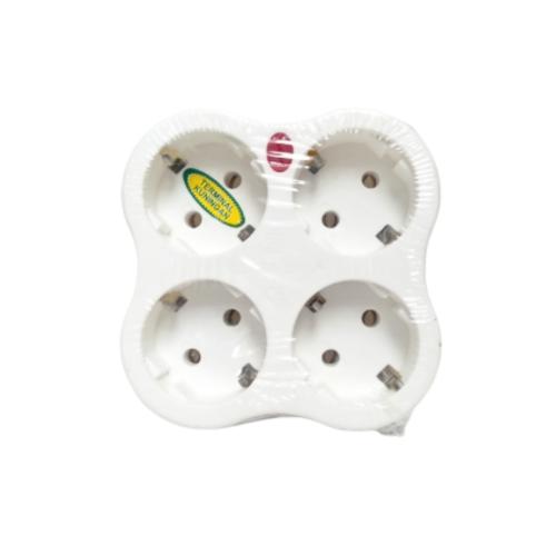 4 LUBANG / MATSUI MT-314L Steker Stop Kontak Colokan Serbaguna 4 in 1