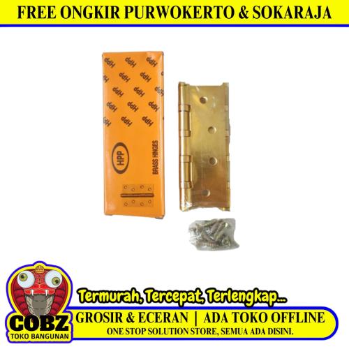 4 IN / HPP Engsel Kupu Kupu Pintu Jendela Hinge Stainless Set