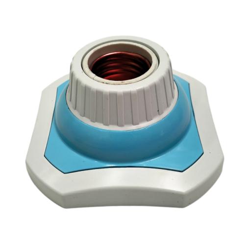 DEXTA Fitting Tempat Lampu Plafon Atap Tempel Kotak Besar Biru