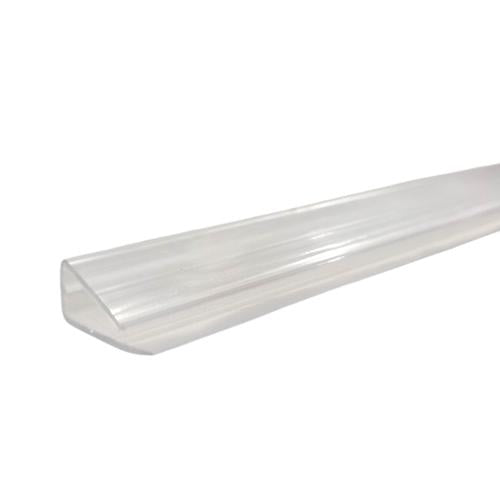 4 MM - 6 MM x 6 M / TM List Profil U Sambungan Polykarbonat Clear Batang