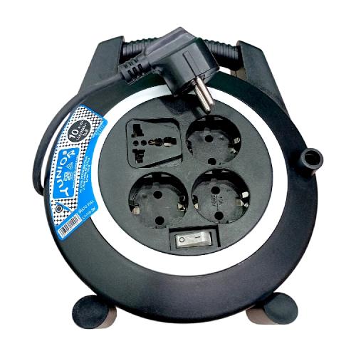 10 M / YUNIOR Kabel Roll Stop Kontak Colokan Full Tembaga SNI