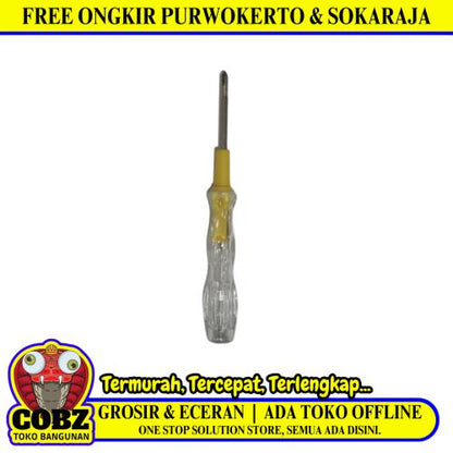 3 IN / SW Obeng Tespen AC Listrik Lampu Cahaya Plus