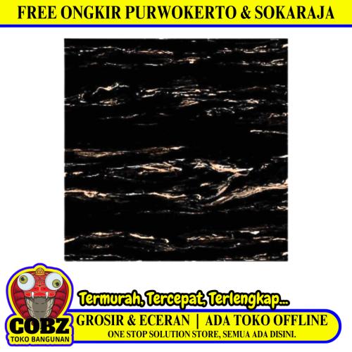 60 CM x 60 CM / SERENITY LOURENT GOLD Granit Lantai Rumah Glossy Dus